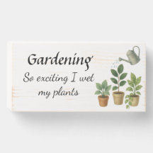 Jardinagem: Tão Excitante, Eu Molhei Minhas Planta