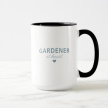 JARDINEIRO DE CORAÇÃO - Caneca Preta