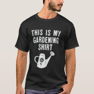 Jardineiro dizendo Esta É Minha Camiseta de Jardin