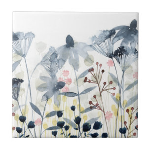 Jardins Camadas - Flores de Cores Aquáticas