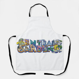 Jardins Centrais Mural Apron
