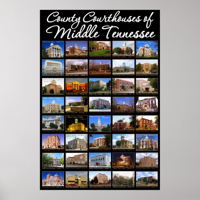 Jardins do Condado de Middle Tennessee Poster (Frente)