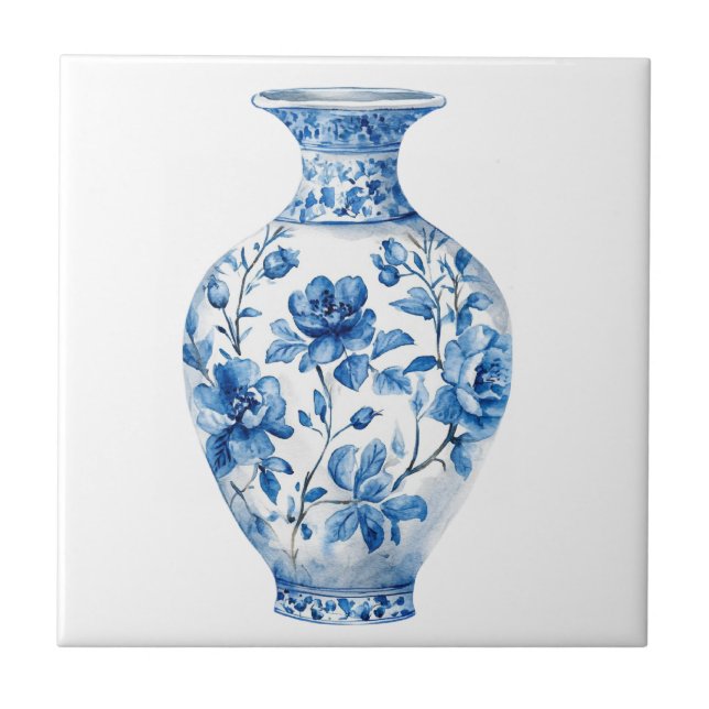 Jarra Chinoiserie Toile De Jouy (Frente)