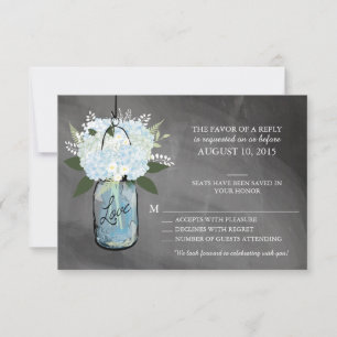 Jarra de Florais Mason   RSVP