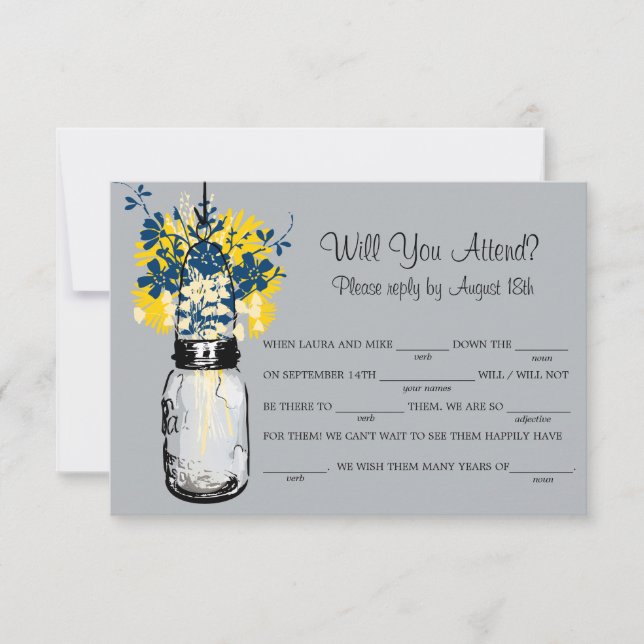 Jarra de Pedra com Flores Silvestres LIB RSVP (Frente)