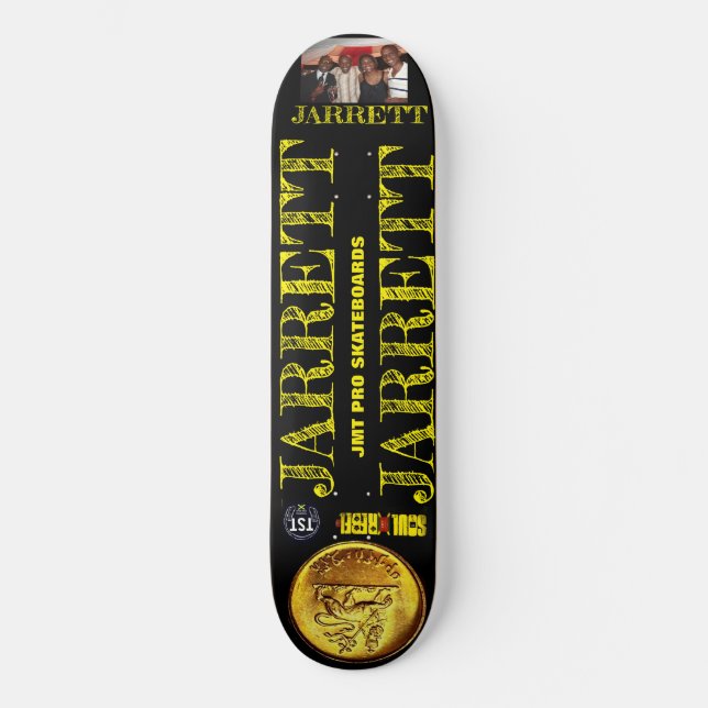 JARRETT JMT 8, 1/4", skateboard Deck (Frente)
