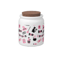 Dia das Bruxas Rosa e Negro