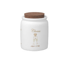 Óculos e Corações de Champanhe Personalizados