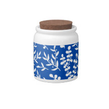 Padrão floral simples do fazendeiro em azul