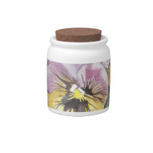 Pote de doces de caneta de aquarela