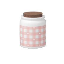 Pouf de Xadrez Laranja Pêssego