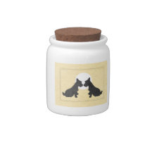 Wee Scotties Puppy Love Pote de doces