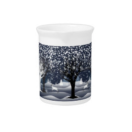 Jarro Floresta da fantasia do conto de fadas da noite de