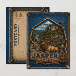 Jasper Cartão Postal de Arkansas Viagem Vintage
