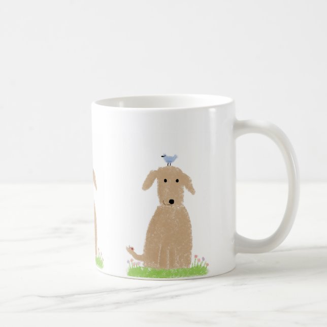 "JASPER IN GRASS" — caneca de café (Direita)