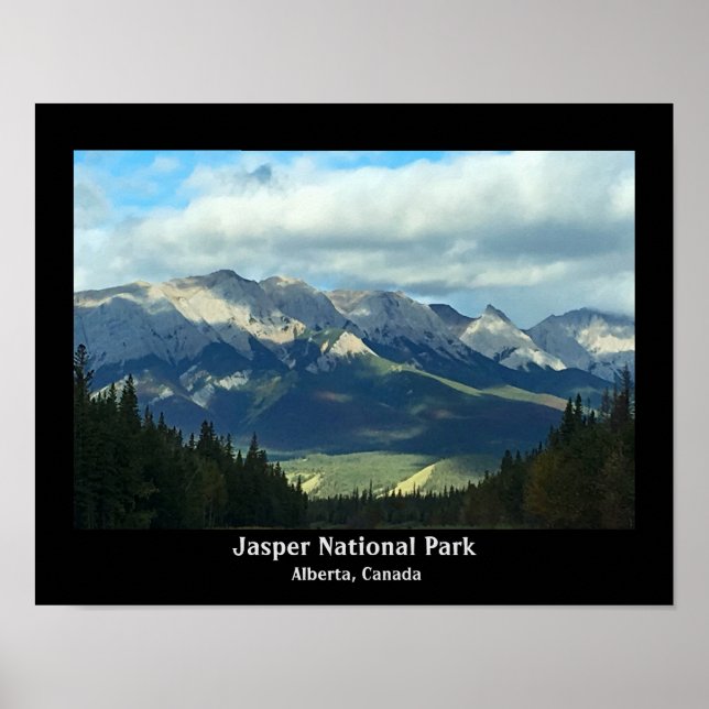 Jasper National Park, Alberta, Poster do Canadá (Frente)
