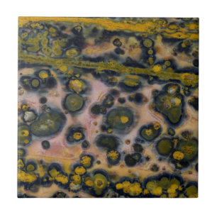 Jasper Oceano com manchas amarelas