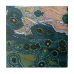 Jasper Oceano com Manchas Verdes