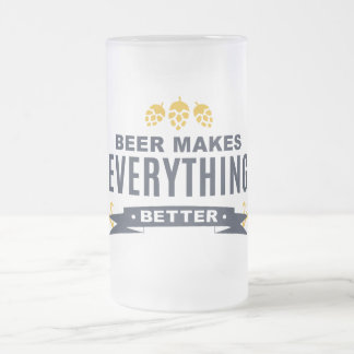 Jateado A cerveja faz a tudo a melhor caneca do vidro de