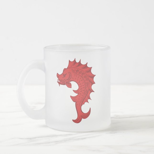 Jateado Caneca de café de vidro fosco SCA Tir-y-Don (Esquerda)