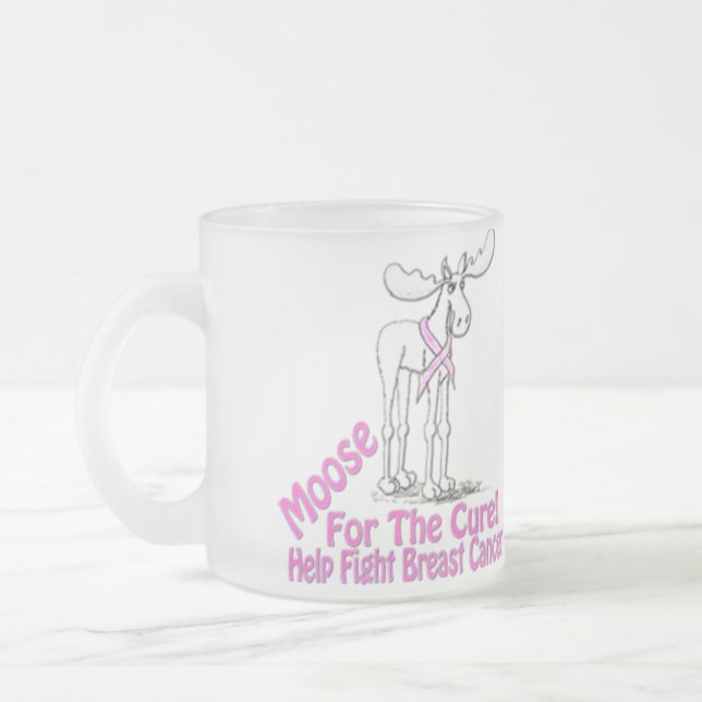 Jateado Caneca de café do vidro de fosco (Esquerda)