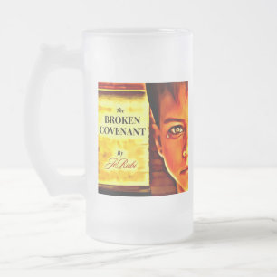 Jateado Caneca de cerveja de vidro fosco The Broken Covena