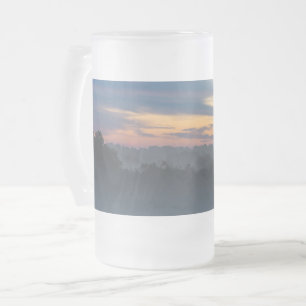 Jateado Caneca de cerveja de vidro fosco Through The Fog