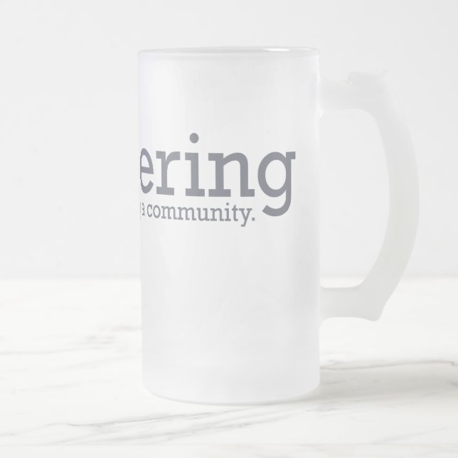 Jateado Caneca de cerveja do vidro de Lautering (Direita)