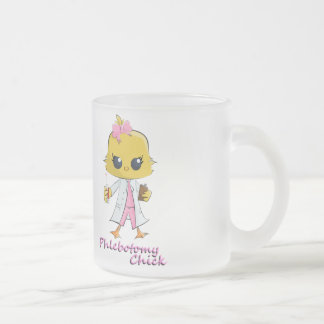 Jateado Pintinho da flebotomia caneca de café do vidro de