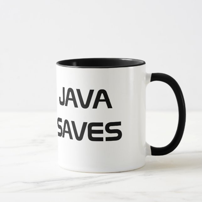 Java salvar a caneca de café (Direita)