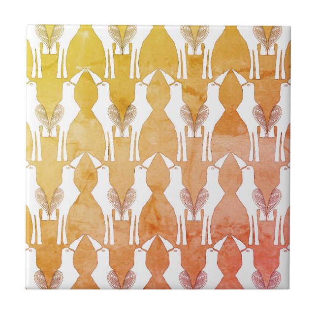 Javan Myna Bird - Azulejos decorativos (Frente)