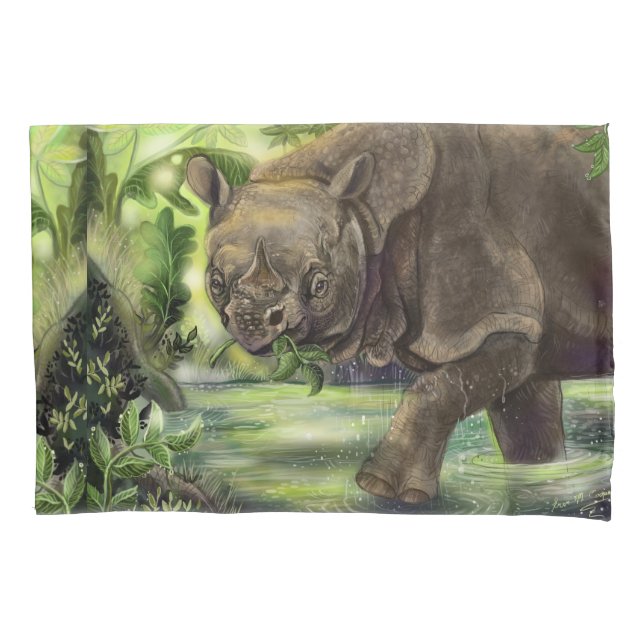 Javan Rhino Art (Frente)