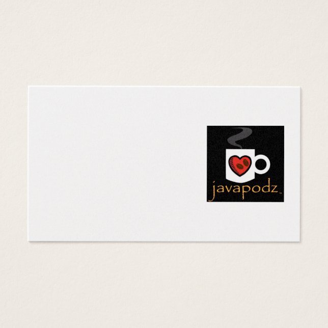JavaPodz Small NoteCard (Frente)
