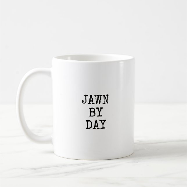 JAWN POR DAY/SHOOBIE pela caneca de café da NOITE (Esquerda)