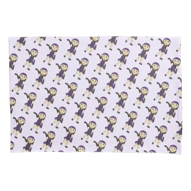 Jazz Dance Considerando Roxo Costume Dançarina (Frente)