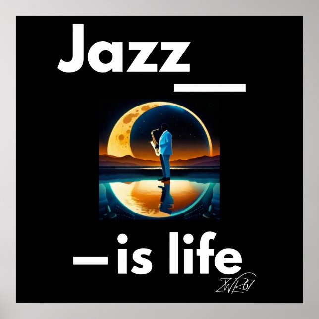 Jazz é o Poster da vida (Frente)