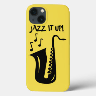 Jazz ele acima do saxofone Iphone 7 caso de 8 x