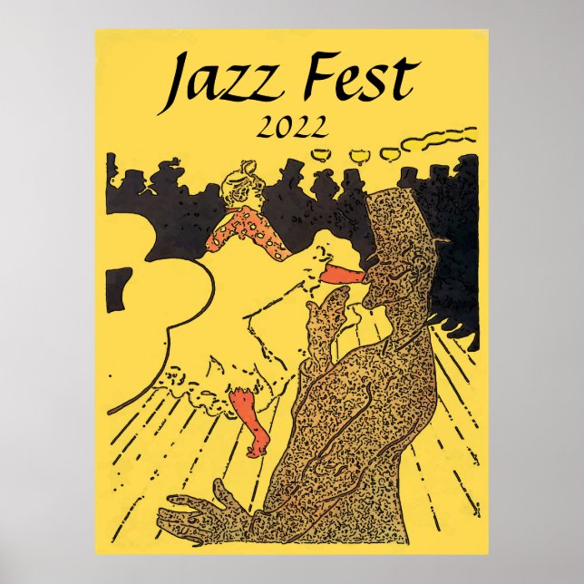 Jazz Fest 2022, adicionar Poster de texto de ediçã (Frente)