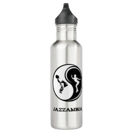 Jazzambia Yin Yang Garrafa d'água 24 oz