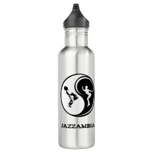 Jazzambia Yin Yang Garrafa de água 24 oz