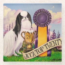 JCCA Top 20 - Porta copos/Trivet de Vidro Lindo