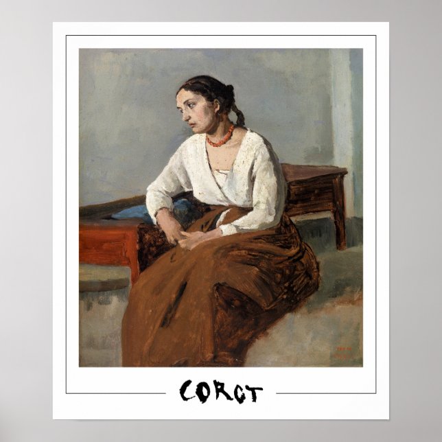 Jean-Baptiste-Camille Corot Zedign Art Poster #359 (Frente)