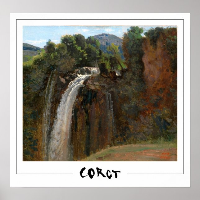 Jean-Baptiste-Camille Corot Zedign Art Poster #385 (Frente)
