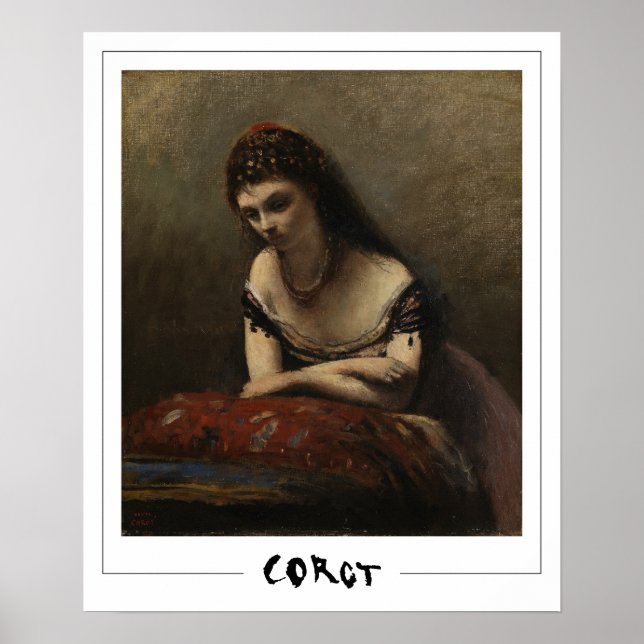 Jean-Baptiste-Camille Corot Zedign Art Poster nº 9 (Frente)