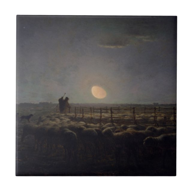 Jean-Francois Millet - Orelha, Lua 1860 (Frente)