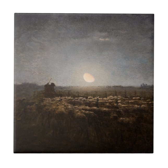 Jean-Francois Millet - Orelha, Lua 1872 (Frente)