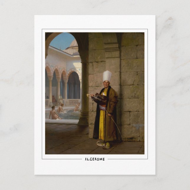 Jean-Léon Gérôme #114 - Cartão postal de arte (Frente)