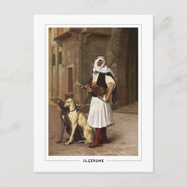 Jean-Léon Gérôme #132 - Cartão postal de arte (Frente)