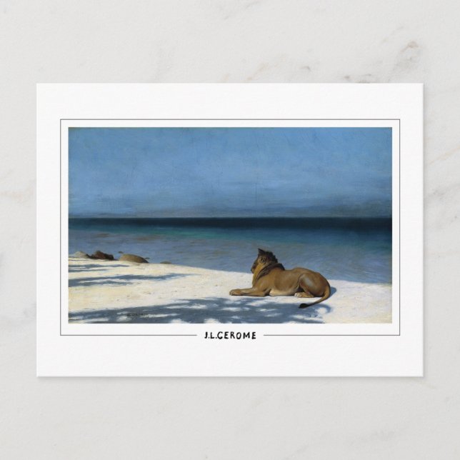 Jean-Léon Gérôme #138 - Cartão postal de arte (Frente)