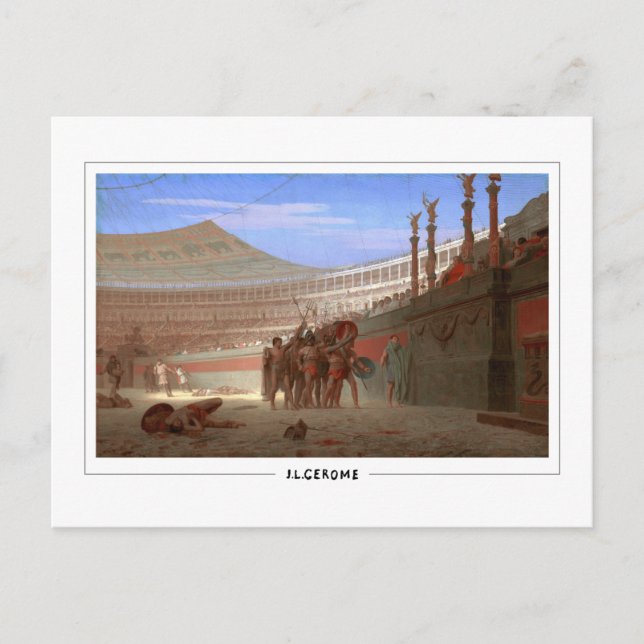 Jean-Léon Gérôme #150 - Cartão Postal de Arte Fina (Frente)